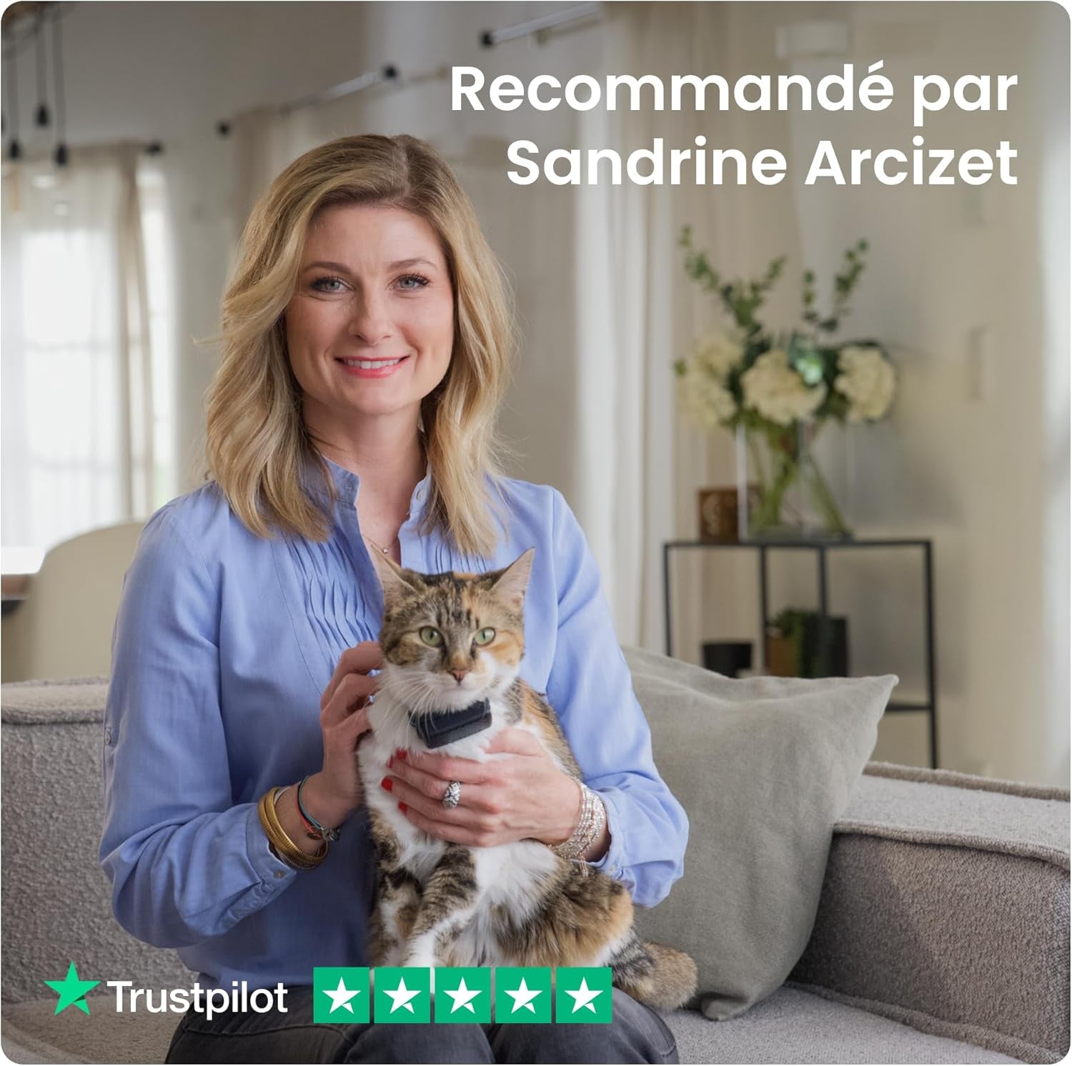 – Mini Collier GPS Chat Connecté – Traceur Le plus Léger Avec Localisation En Direct, Territoire & Activité I Collier De Sécurité Inclus I Abonnement Requis