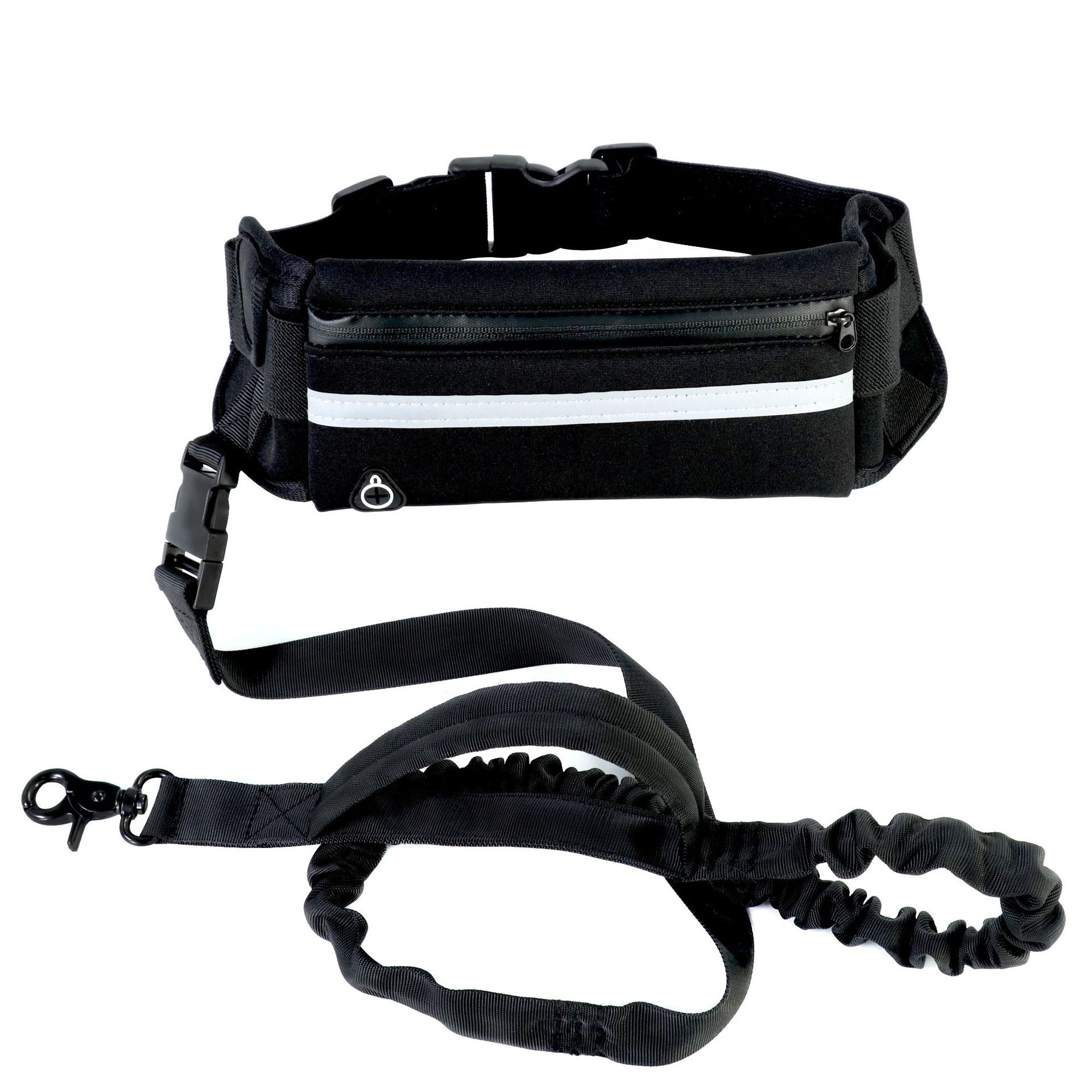 Laisse mains libres pour chien, ceinture de promenade et de dressage pour animaux de compagnie avec élastique absorbant les chocs
