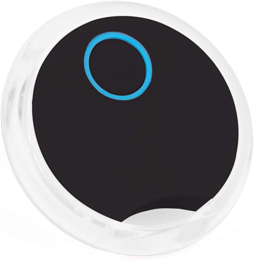 Traceur GPS Chien, Perte Téléphone Chercheur Alarme Trouve-Clés, Localisateur D'Objets Avec Trou Pour Porte-Clés, Animaux Domestiques Chien Chat Véhicules Enfants Âgées GPS Localisation (Le Noir)