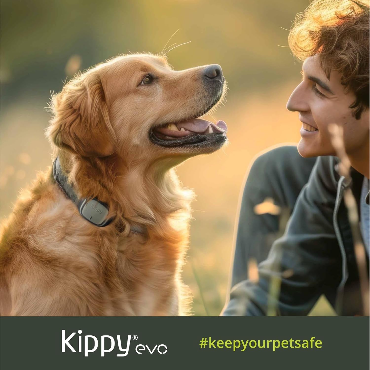 Collier GPS Chat, Chien Evo - GPS Chien, Chat Satellite Étanche - Traceur GPS Chien, Chat De Santé Et D'Activité - Localisateur Avec Alertes Instantanées Et LED - Vert